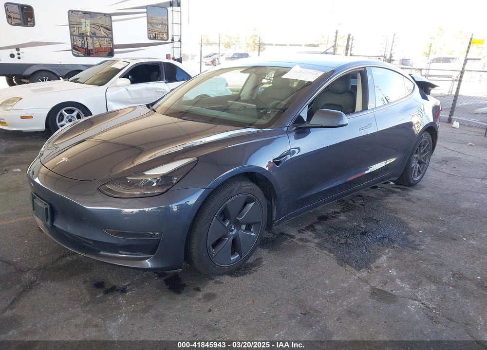 2022 TESLA MODEL 3 LONG RANGE DUAL MOTOR ALL-WHEEL DRIVE VIN: 5YJ3E1EB5NF126104