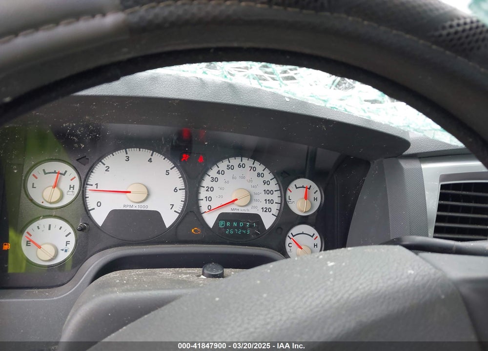 2007 DODGE RAM 1500 SLT VIN: 3D7KS19D57G752092