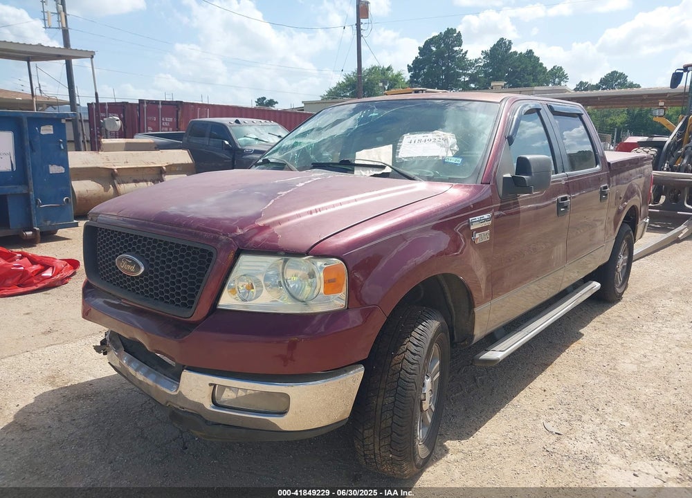 2005 FORD F-150 XLT VIN: 1FTRW12W85FB32375