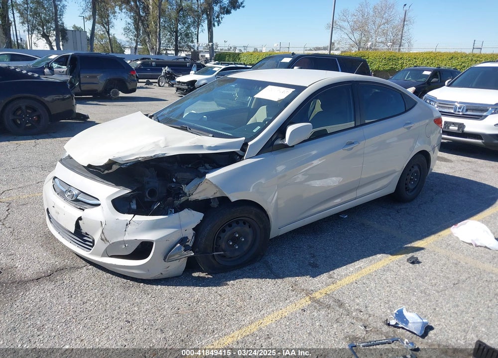 2016 HYUNDAI ACCENT SE VIN: KMHCT4AE6GU000038