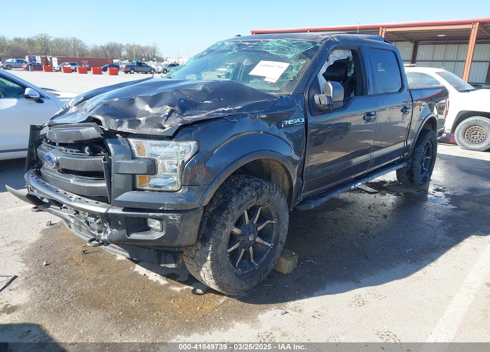 2017 FORD F-150 LARIAT VIN: 1FTEW1EFXHKC56508