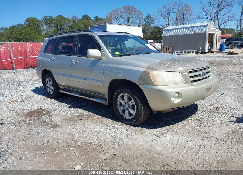 2002 TOYOTA HIGHLANDER LIMITED V6 VIN: JTEHF21A120053373