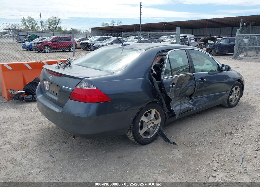 2006 HONDA ACCORD HYBRID VIN: JHMCN36516C003434