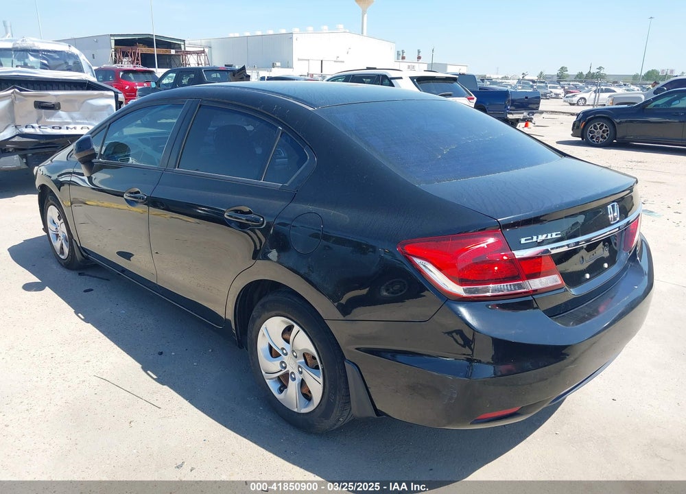 2013 HONDA CIVIC LX VIN: 19XFB2F5XDE246599