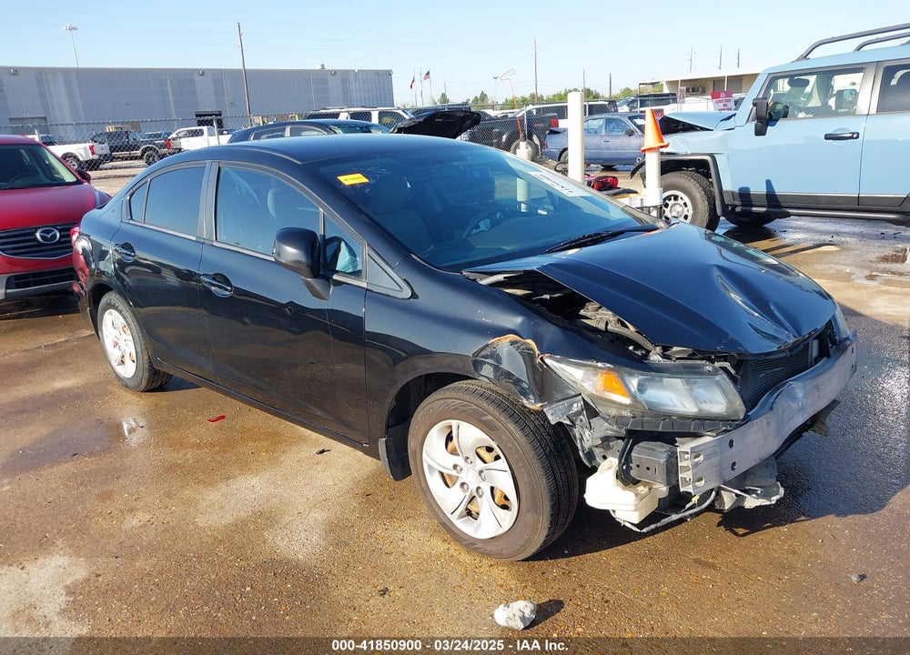 2013 HONDA CIVIC LX VIN: 19XFB2F5XDE246599