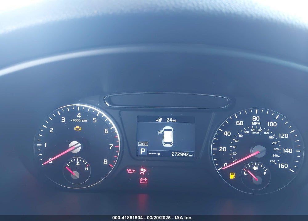 2020 KIA SORENTO 2.4L L VIN: 5XYPG4A3XLG657574