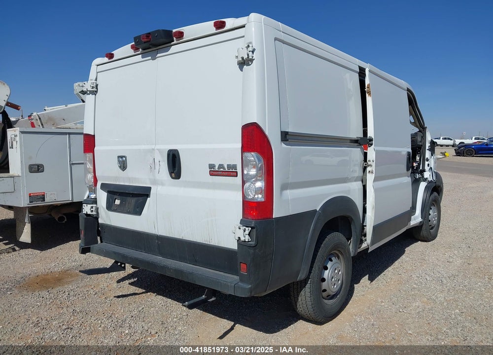 2022 RAM PROMASTER 1500 LOW ROOF 118 WB VIN: 3C6LRVNG4NE132741