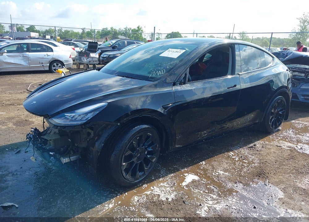 2021 TESLA MODEL Y LONG RANGE DUAL MOTOR ALL-WHEEL DRIVE VIN: 5YJYGAEE6MF137864