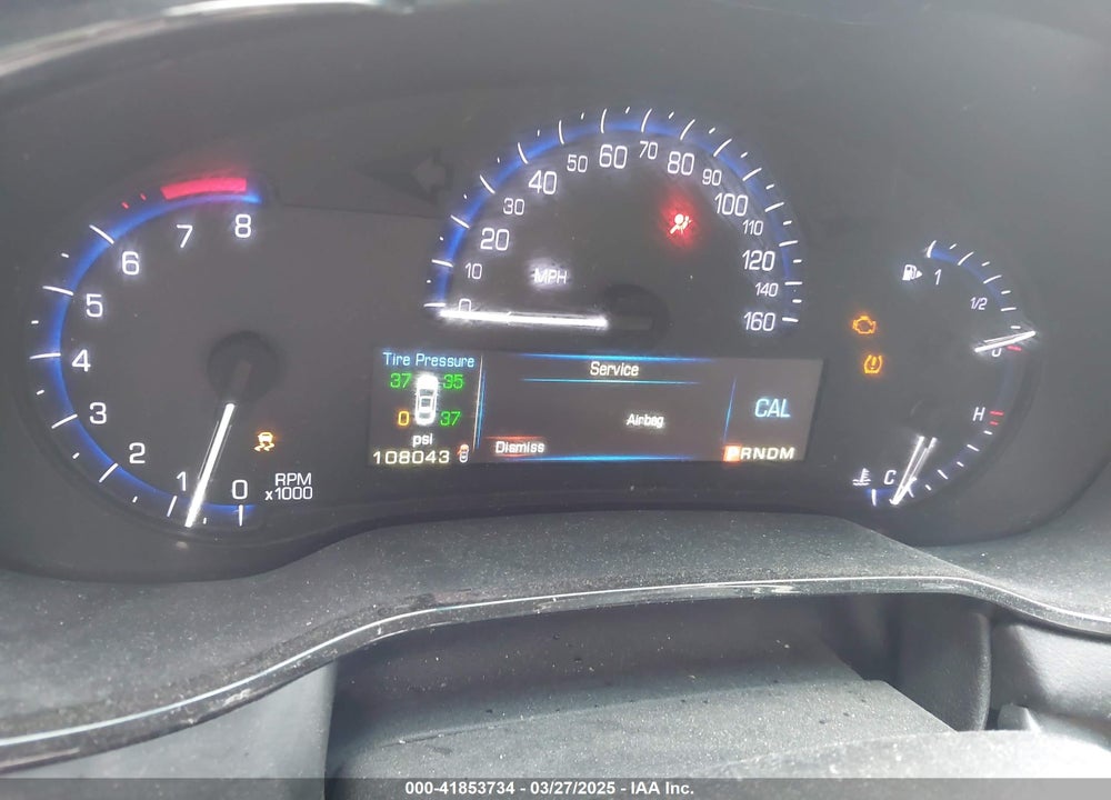 2015 CADILLAC CTS LUXURY VIN: 1G6AR5S32F0123986