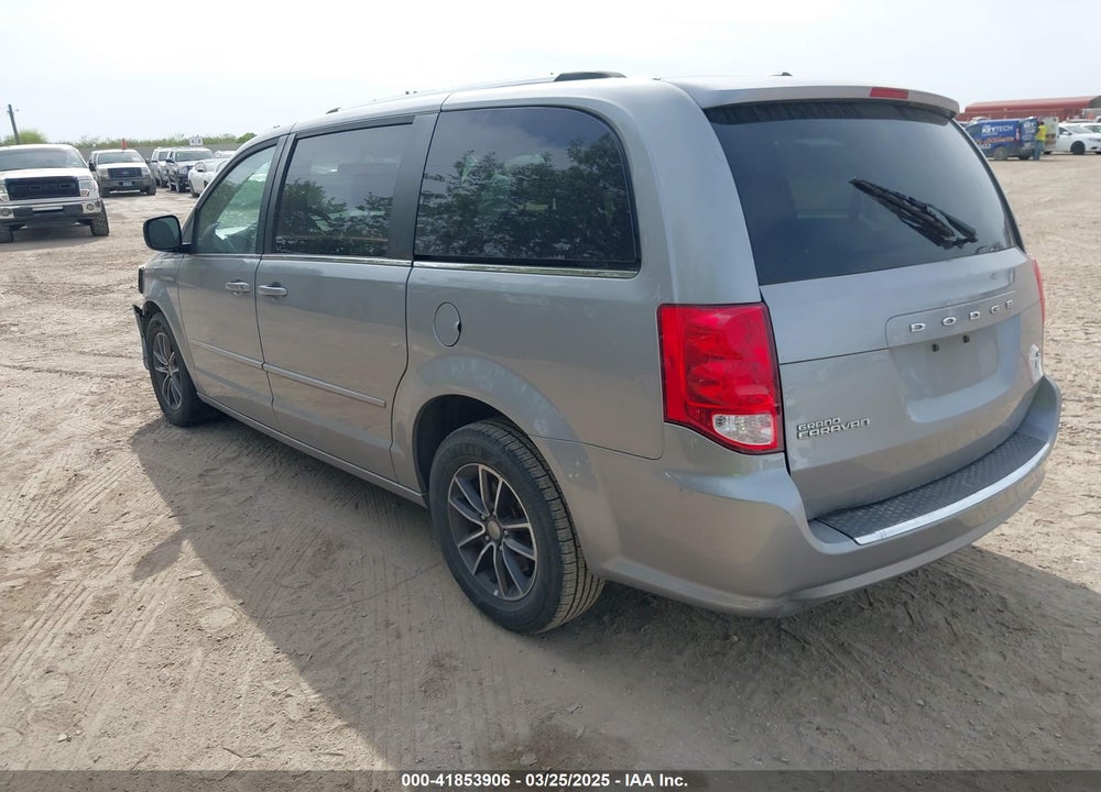 2017 DODGE GRAND CARAVAN SXT VIN: 2C4RDGCG4HR546296