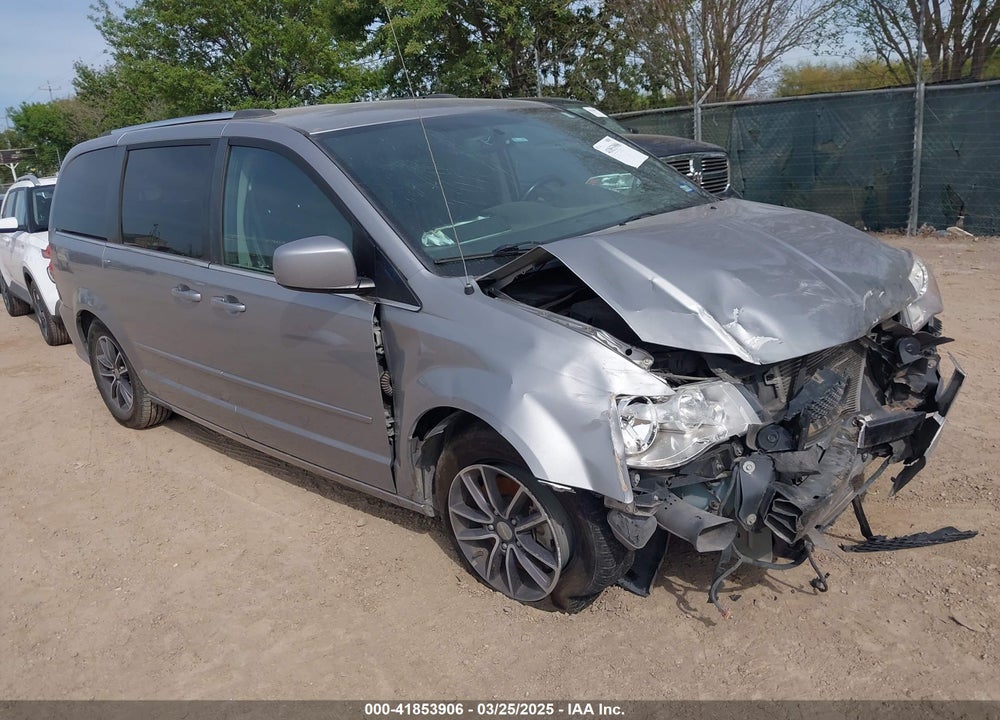2017 DODGE GRAND CARAVAN SXT VIN: 2C4RDGCG4HR546296