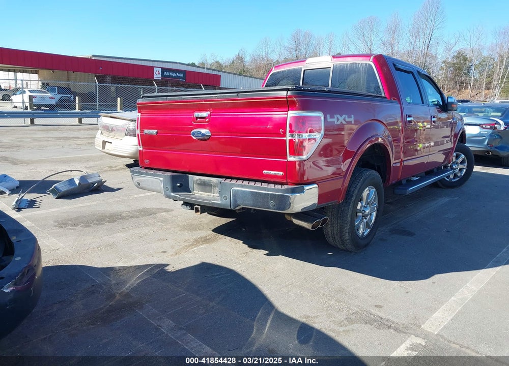 2013 FORD F-150 LARIAT VIN: 1FTFW1EFXDFA23428