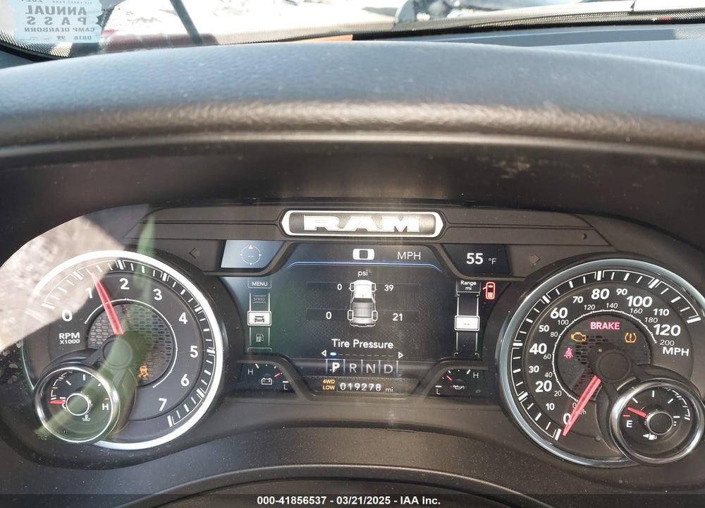 2023 RAM 1500 BIG HORN 4X4 5'7 BOX VIN: 1C6SRFFT1PN683608