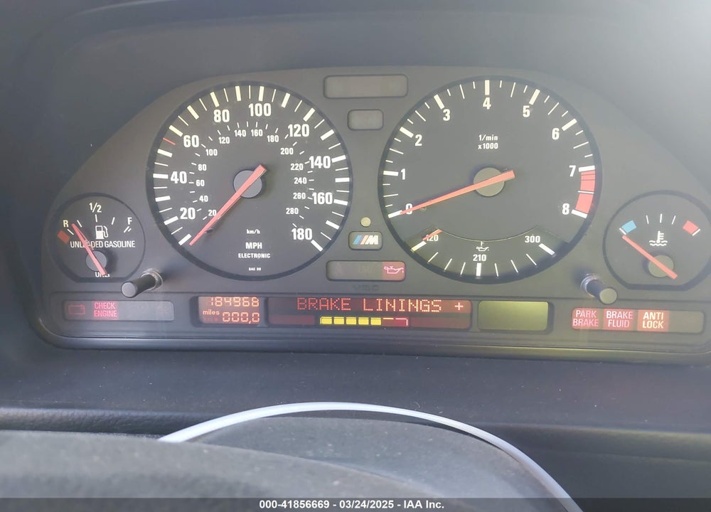 1991 BMW M5 VIN: WBSHD9313MBK06030