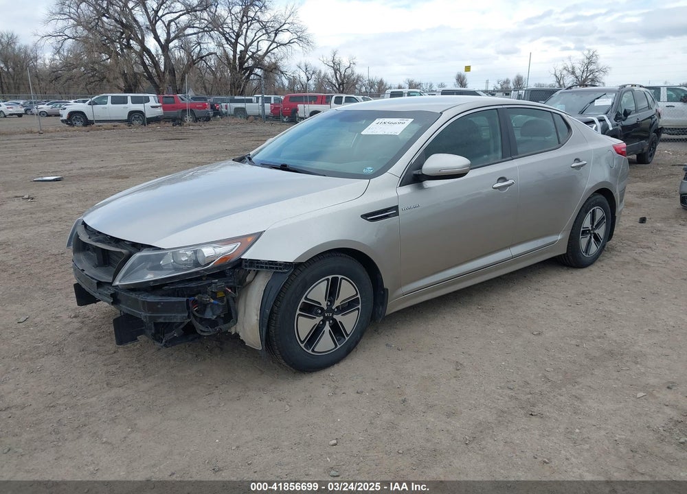 2013 KIA OPTIMA HYBRID VIN: KNAGM4AD2D5053607