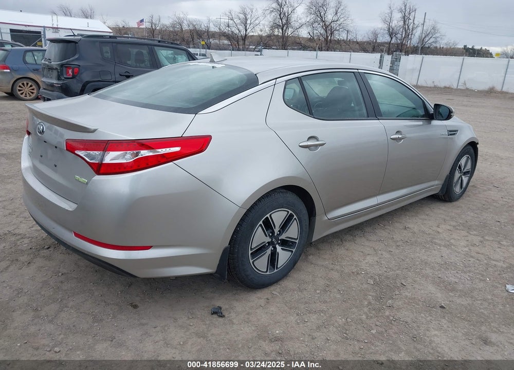 2013 KIA OPTIMA HYBRID VIN: KNAGM4AD2D5053607