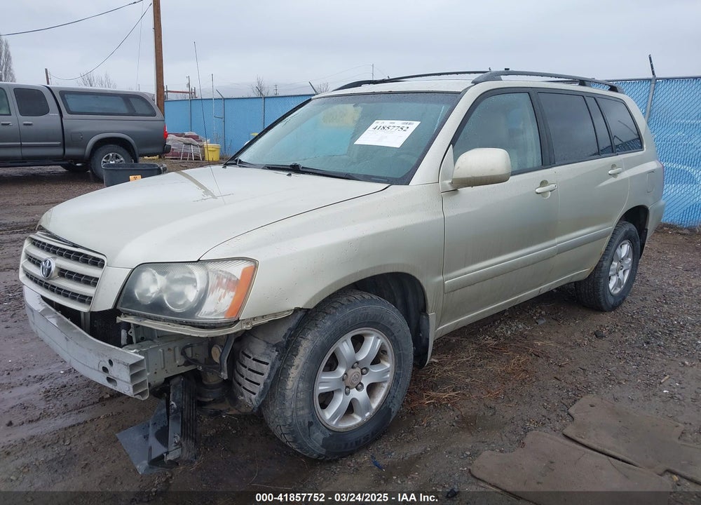 2003 TOYOTA HIGHLANDER V6 VIN: JTEHF21A930120092