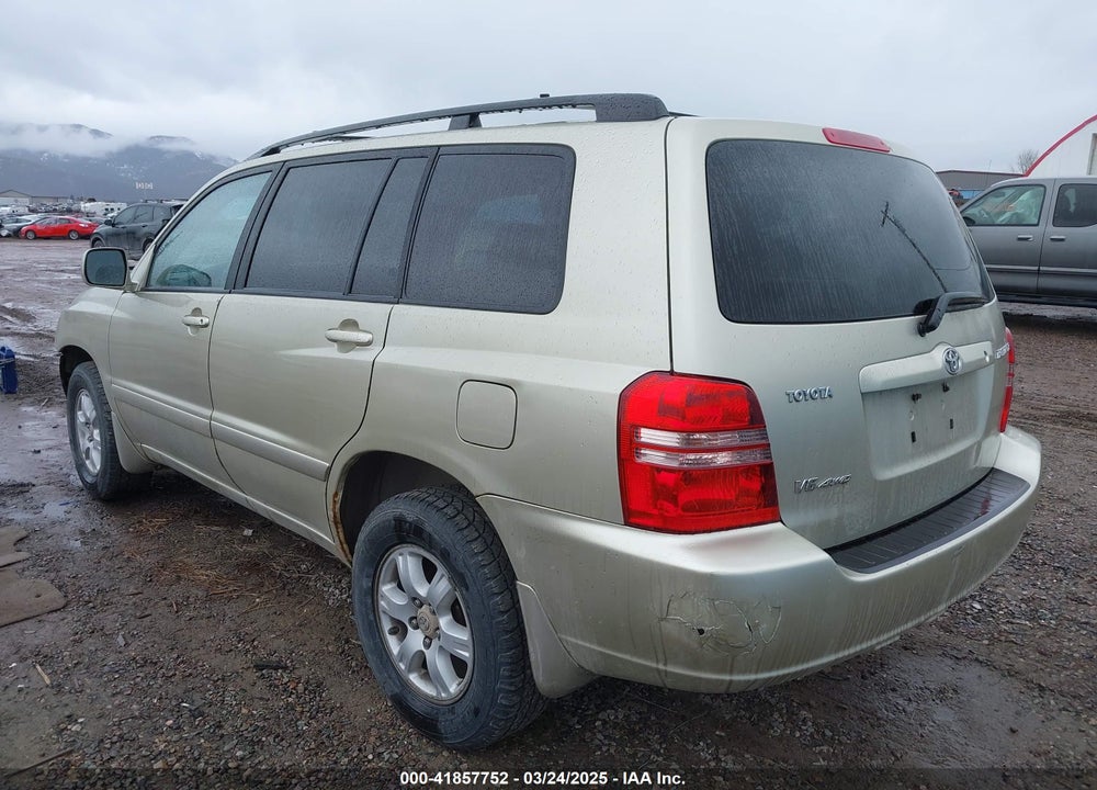 2003 TOYOTA HIGHLANDER V6 VIN: JTEHF21A930120092