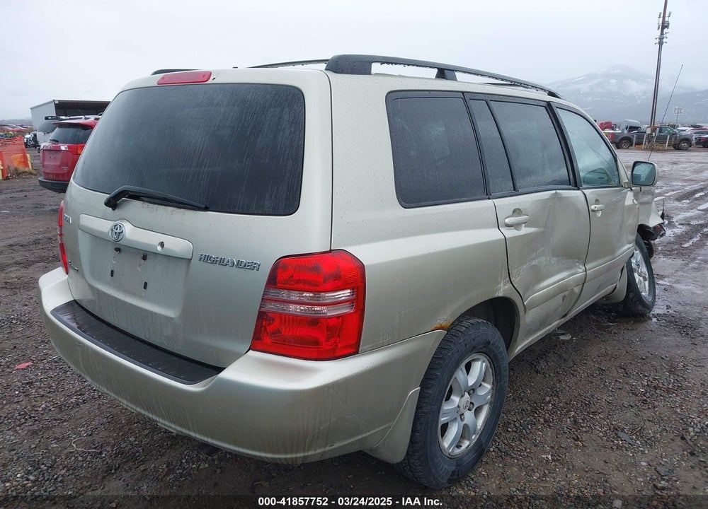 2003 TOYOTA HIGHLANDER V6 VIN: JTEHF21A930120092