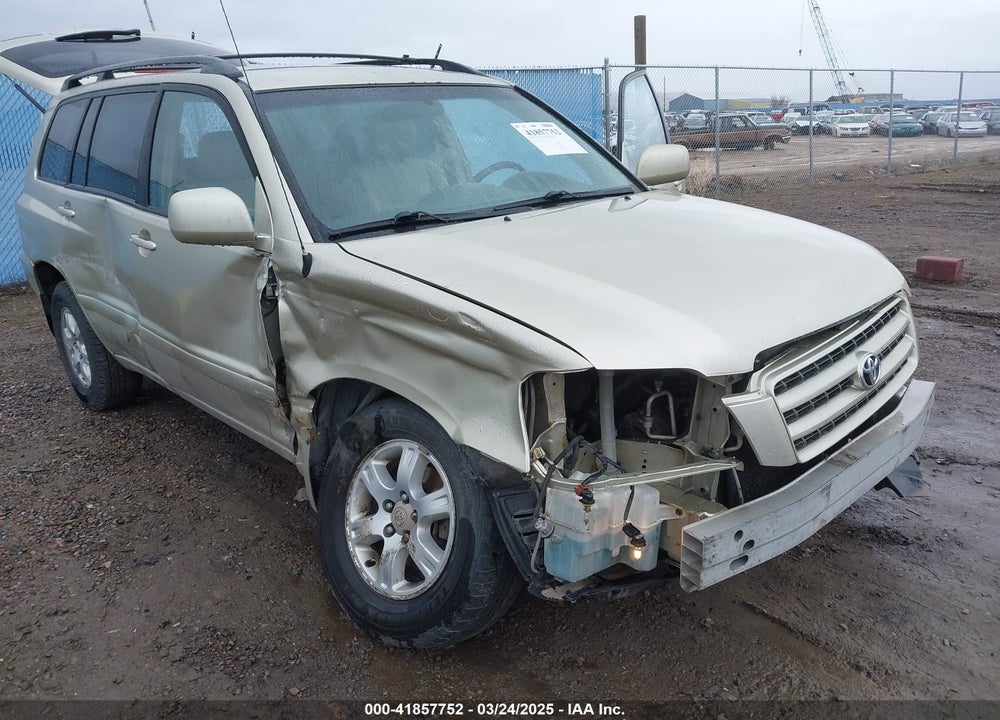 2003 TOYOTA HIGHLANDER V6 VIN: JTEHF21A930120092