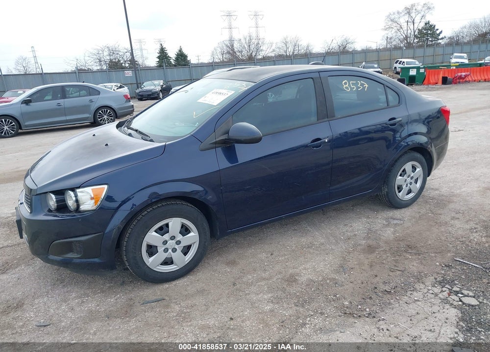 2015 CHEVROLET SONIC LS AUTO VIN: 1G1JA5SH8F4125906