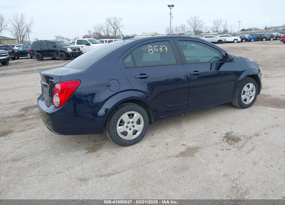 2015 CHEVROLET SONIC LS AUTO VIN: 1G1JA5SH8F4125906