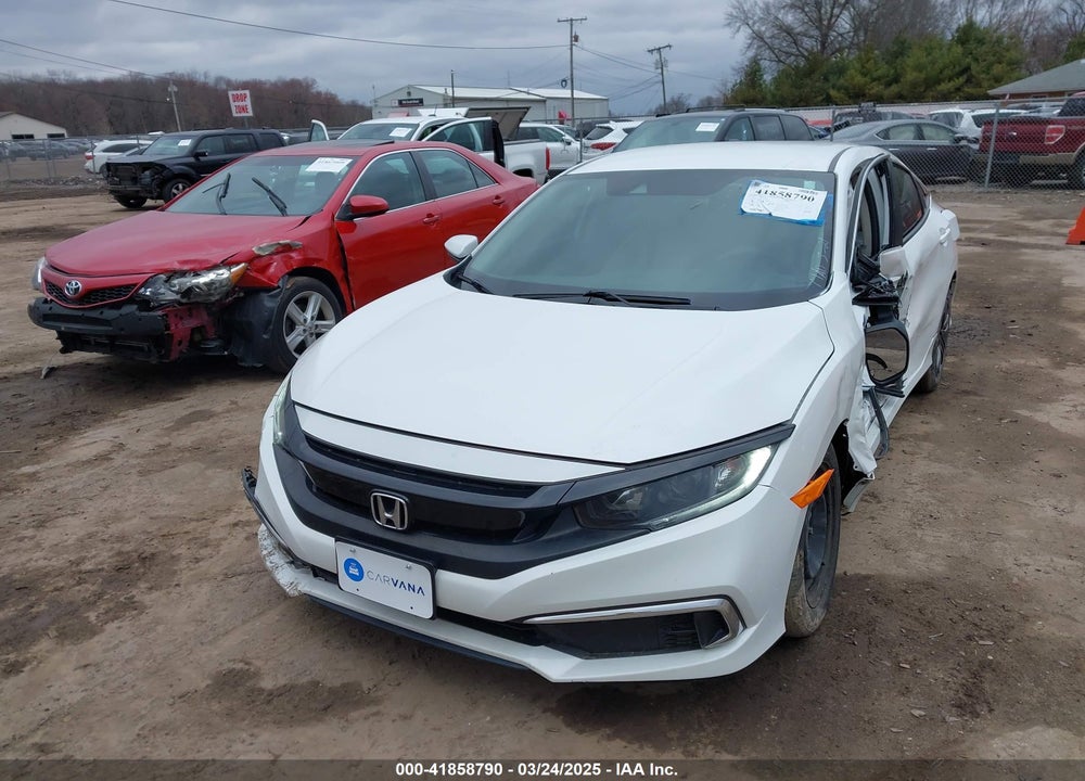 2019 HONDA CIVIC LX VIN: 2HGFC2F6XKH552789