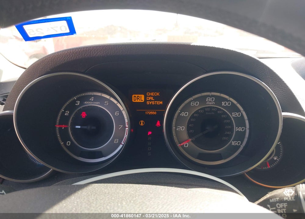 2012 ACURA MDX VIN: 2HNYD2H3XCH516877