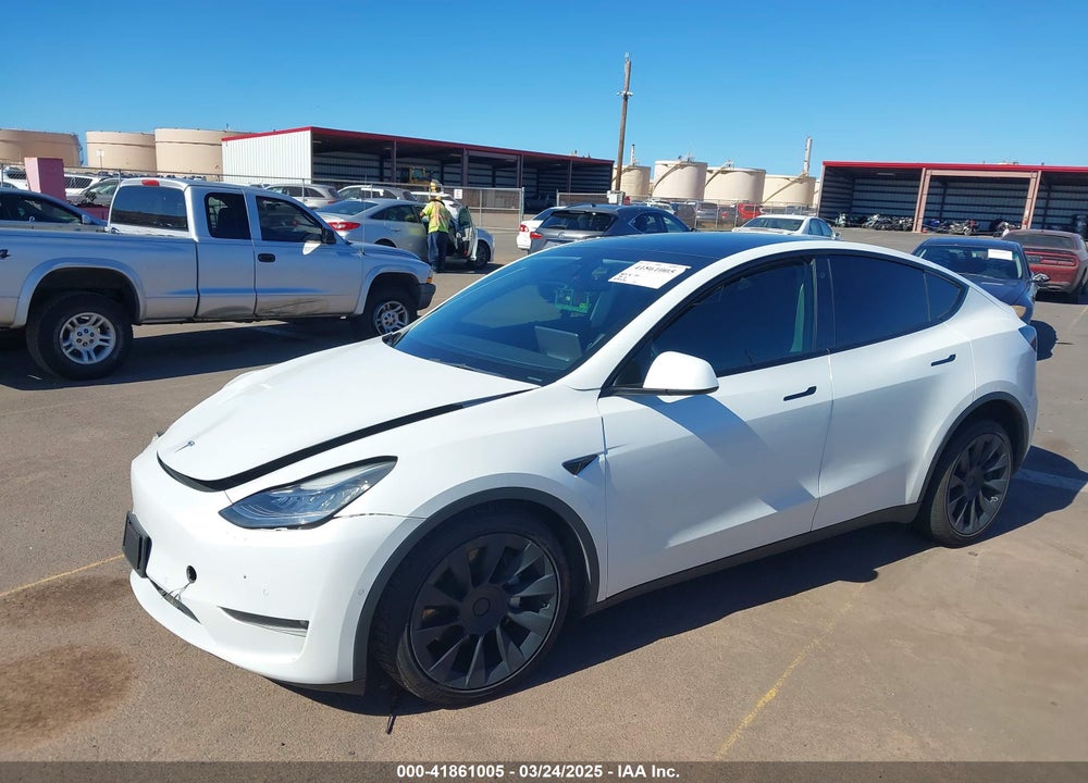 2021 TESLA MODEL Y VIN: 5YJYGAEE3MF194197