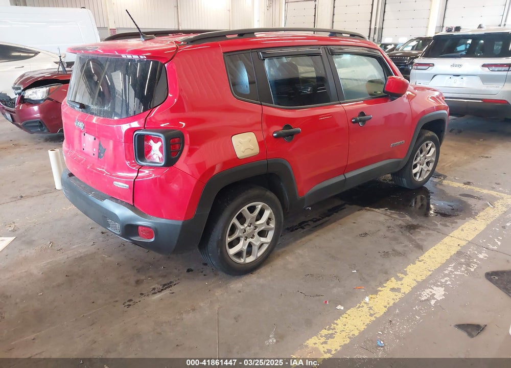2016 JEEP RENEGADE VIN: ZACCJBBT4GPD69901