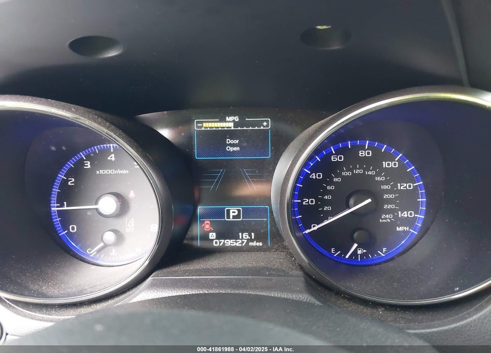 2019 SUBARU OUTBACK 2.5I VIN: 4S4BSABC9K3296780