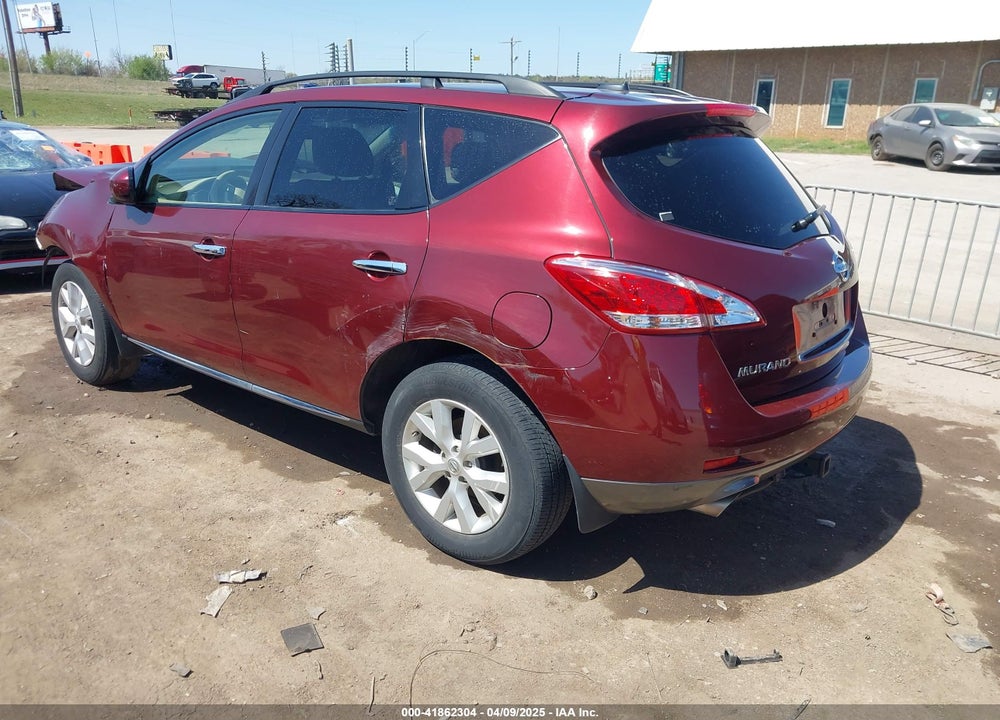 2012 NISSAN MURANO VIN: JN8AZ1MU9CW119782