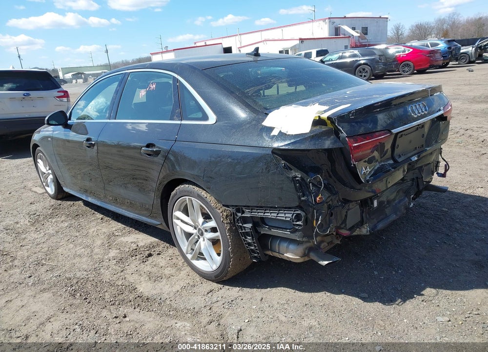 2023 AUDI A4 PREMIUM PLUS 45 TFSI S LINE QUATTRO S TRONIC VIN: WAUEAAF42PN007786