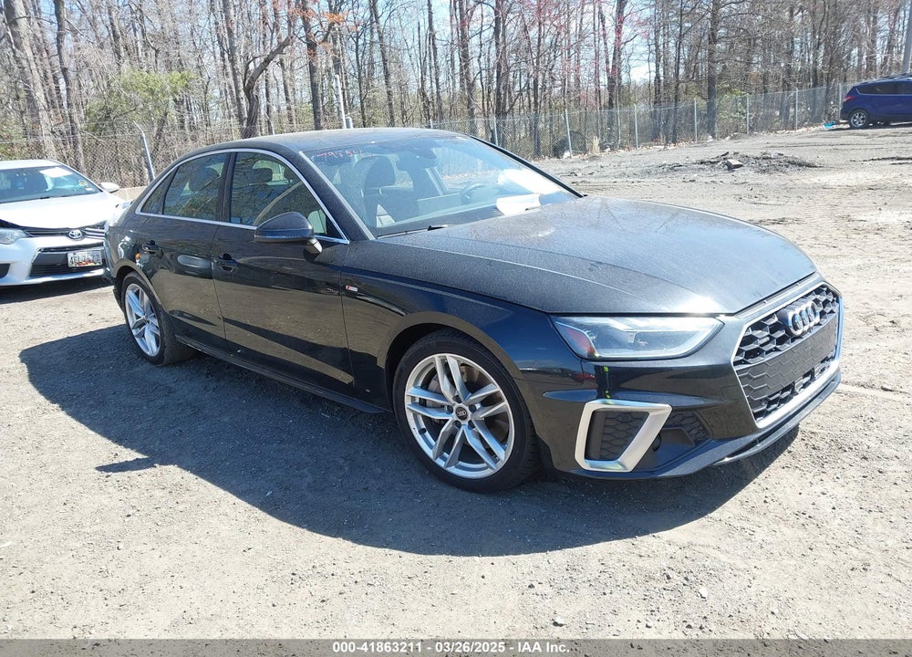 2023 AUDI A4 PREMIUM PLUS 45 TFSI S LINE QUATTRO S TRONIC VIN: WAUEAAF42PN007786