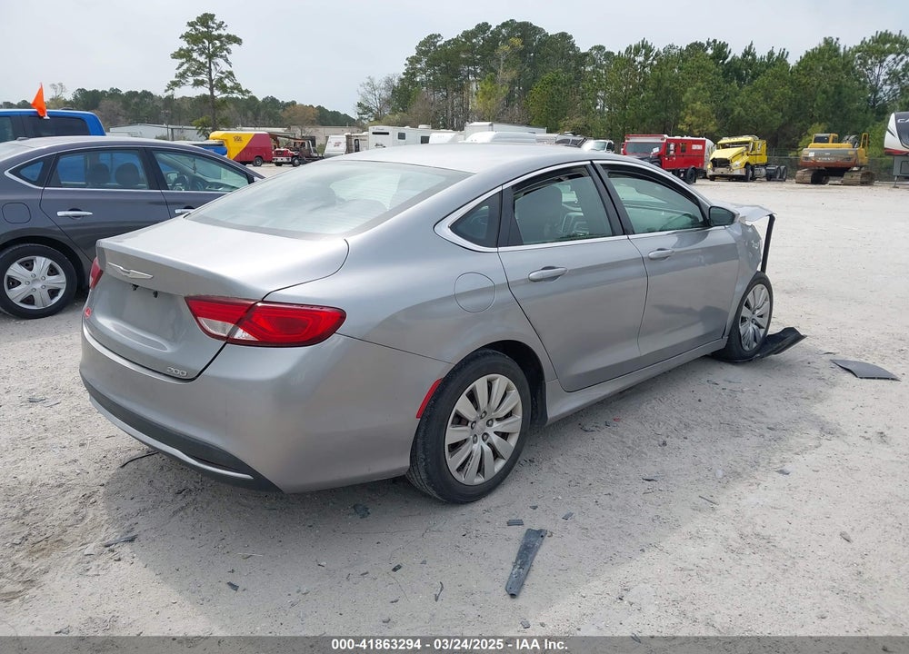 2017 CHRYSLER 200 LX VIN: 1C3CCCFB4HN512457