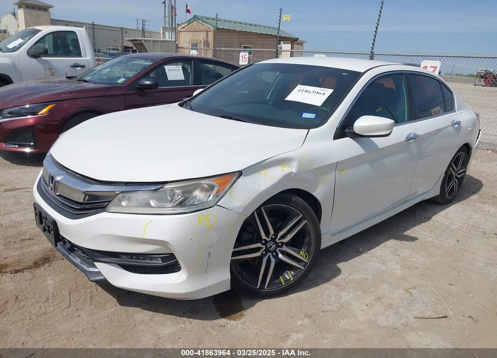 2016 HONDA ACCORD SPORT VIN: 1HGCR2F56GA102085