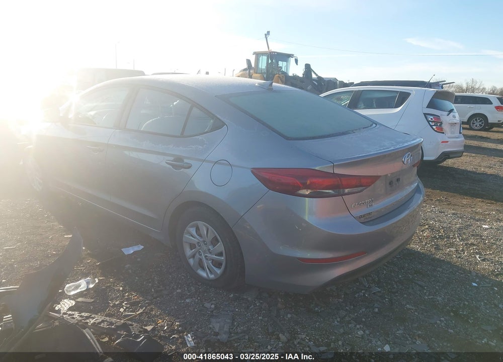 2017 HYUNDAI ELANTRA SE VIN: 5NPD74LF2HH208612
