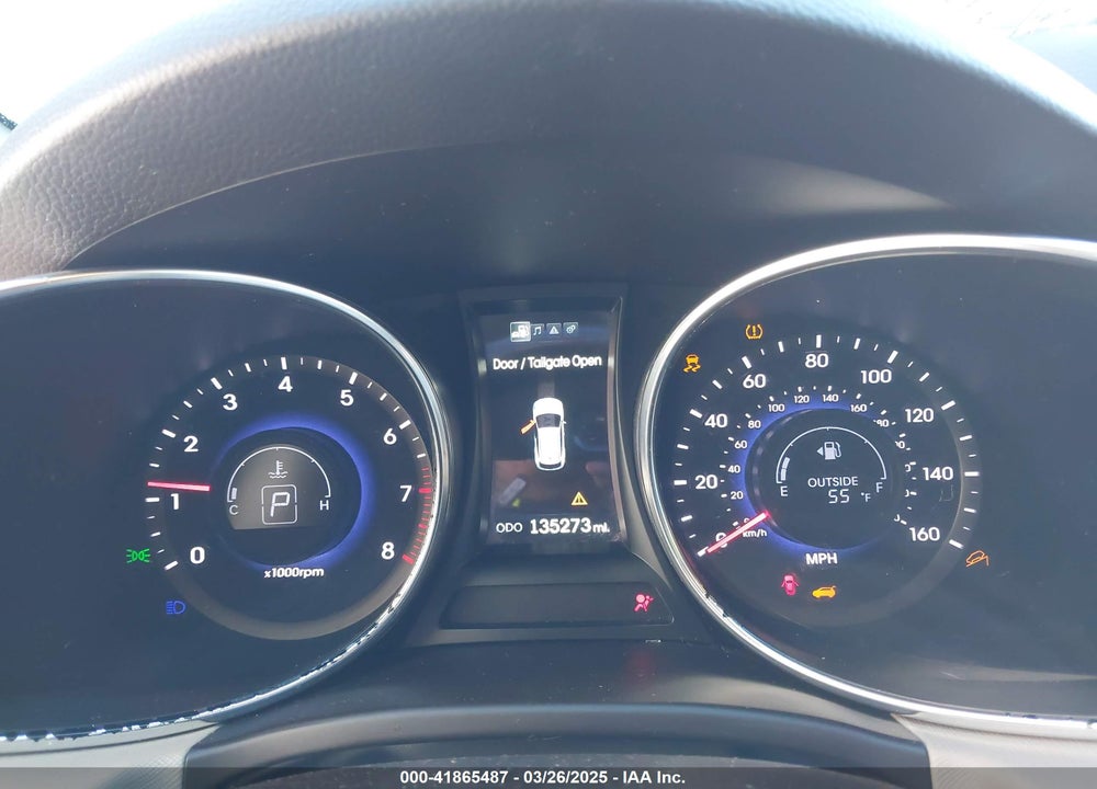 2013 HYUNDAI SANTA FE VIN: 5XYZUDLA9DG064271