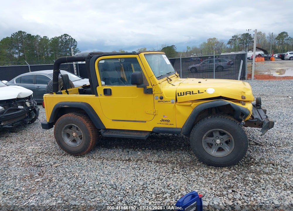 2006 JEEP WRANGLER SPORT VIN: 1J4FA49S06P700436