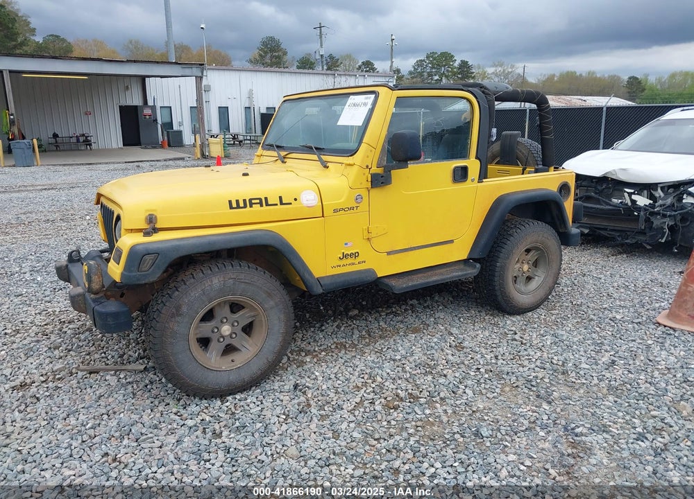 2006 JEEP WRANGLER SPORT VIN: 1J4FA49S06P700436