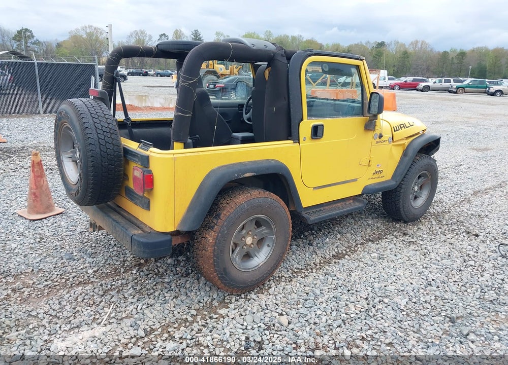 2006 JEEP WRANGLER SPORT VIN: 1J4FA49S06P700436