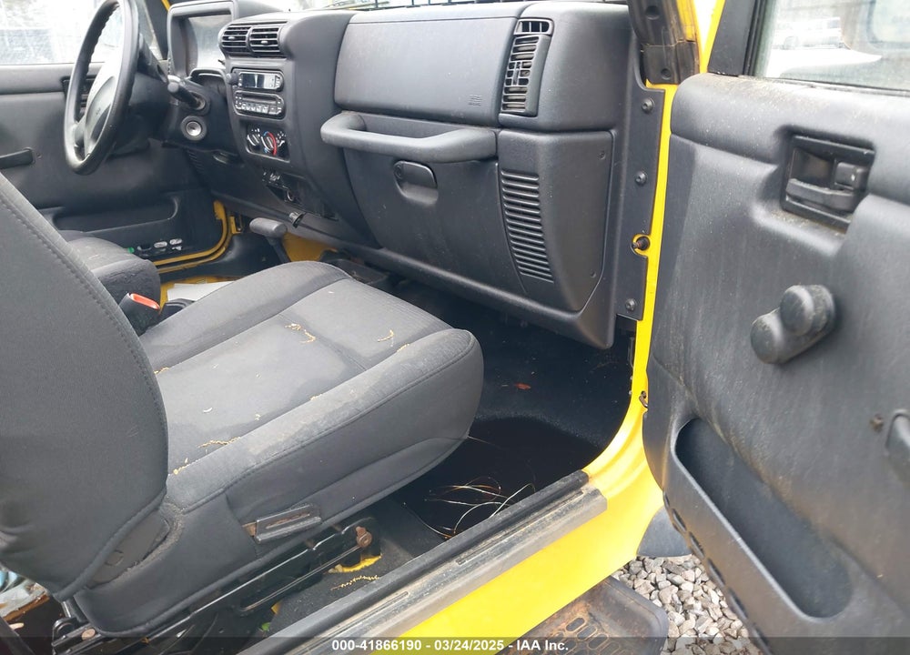 2006 JEEP WRANGLER SPORT VIN: 1J4FA49S06P700436