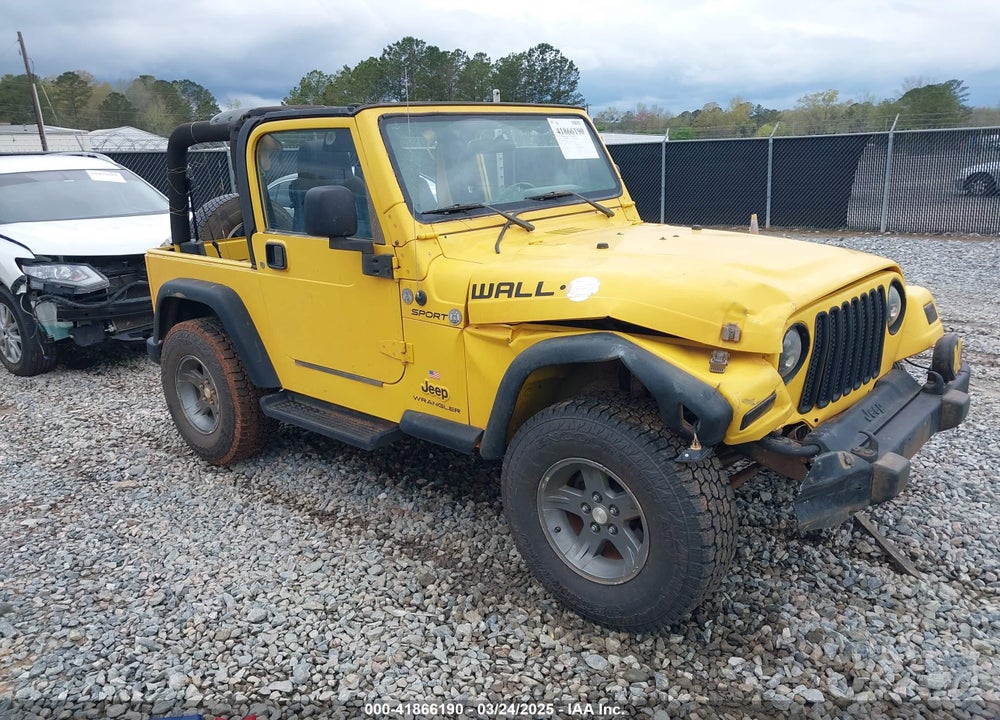 2006 JEEP WRANGLER SPORT VIN: 1J4FA49S06P700436