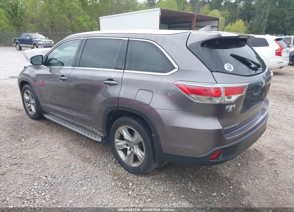 2016 TOYOTA HIGHLANDER LIMITED V6 VIN: 5TDYKRFH0GS172793