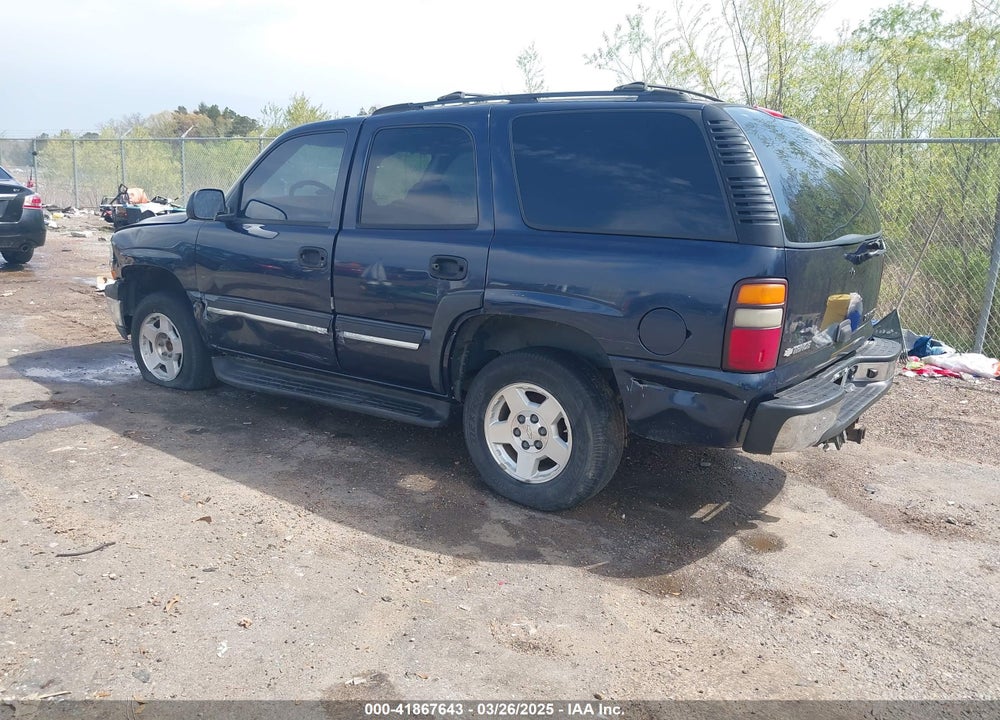 2004 CHEVROLET TAHOE LS VIN: 1GNEC13Z84R209220