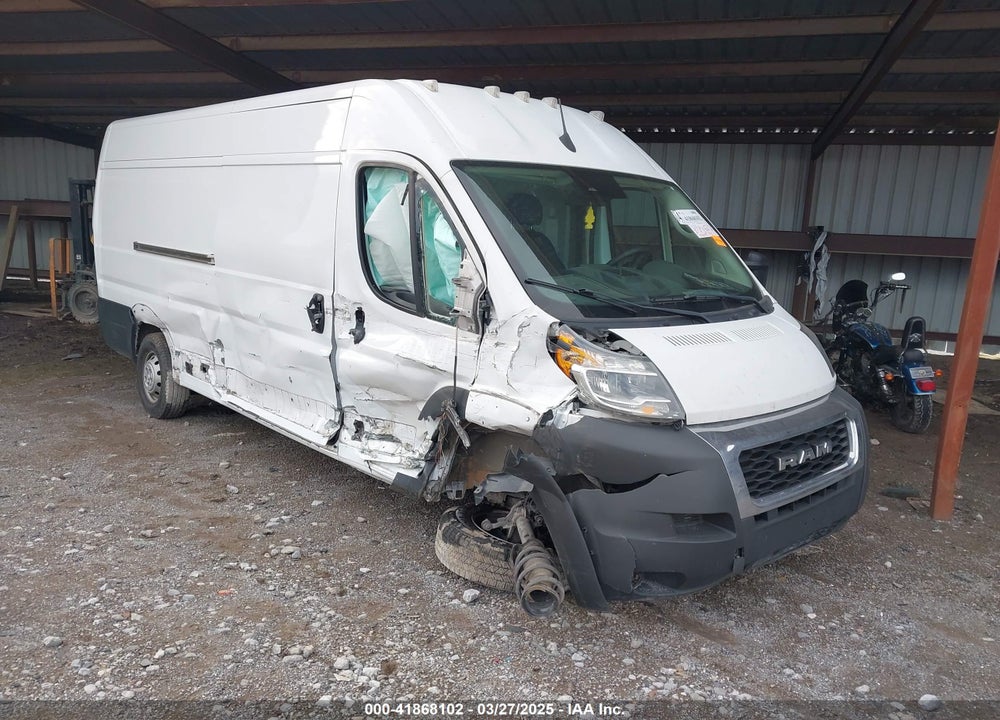 2022 RAM PROMASTER 3500 CARGO VAN HIGH ROOF 159 WB EXT VIN: 3C6MRVJG9NE120689