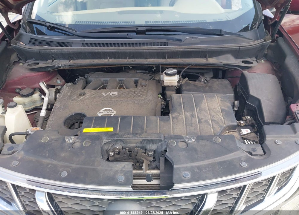 2012 NISSAN MURANO S/SL/LE VIN: JN8AZ1MW5CW210727