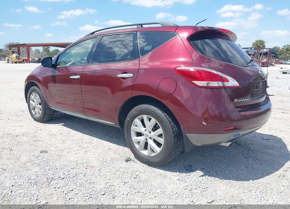 2012 NISSAN MURANO S/SL/LE VIN: JN8AZ1MW5CW210727
