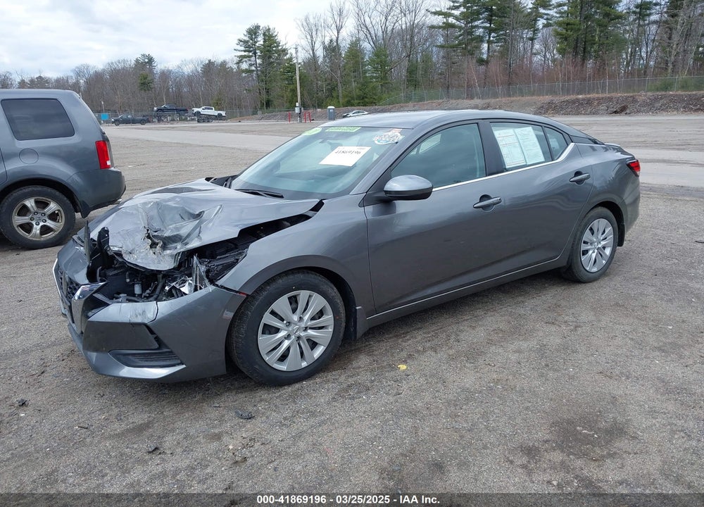 2021 NISSAN SENTRA VIN: 3N1AB8BV8MY275202