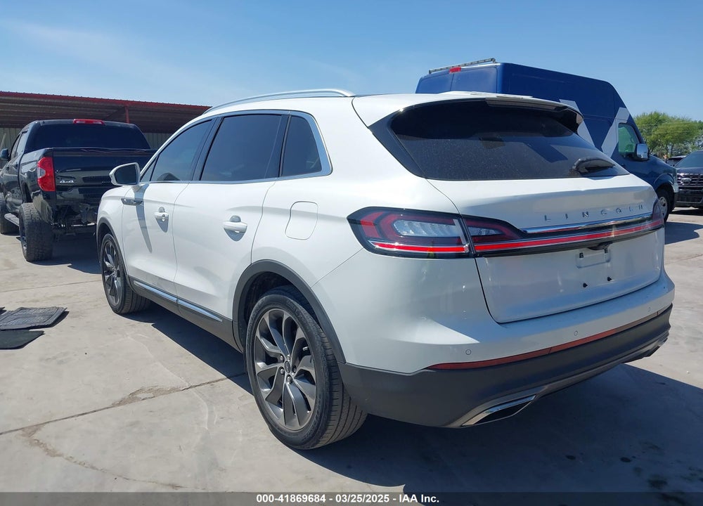 2022 LINCOLN NAUTILUS VIN: 2LMPJ6K99NBL07540